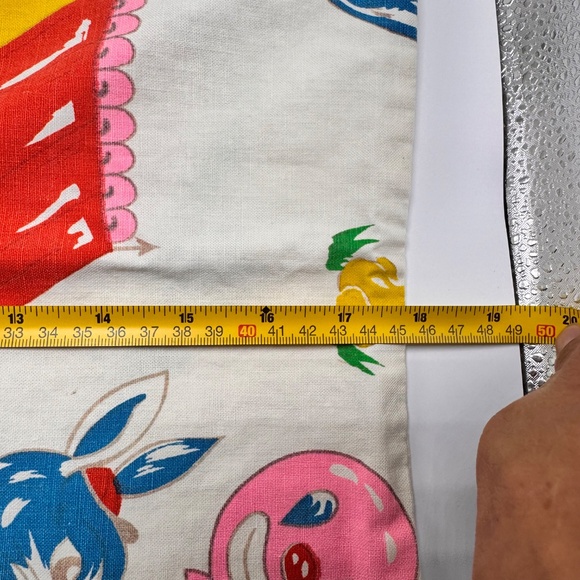 Vintage Cat Dog Rabbit Circus Pillow Case (1) One - Picture 4 of 11